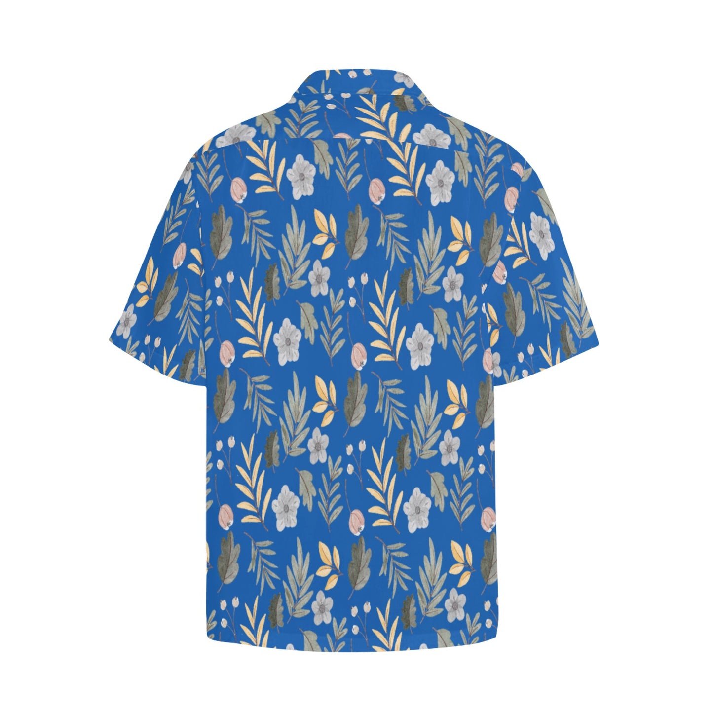 Men's Hawaiian Shirt With Chest Pocket