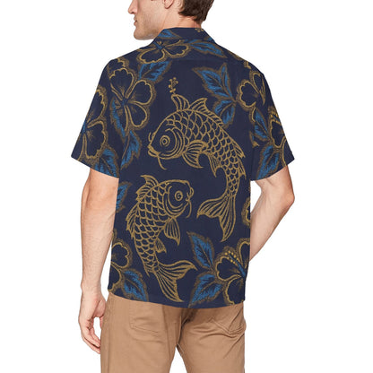 Men's Hawaiian Shirt With Chest Pocket