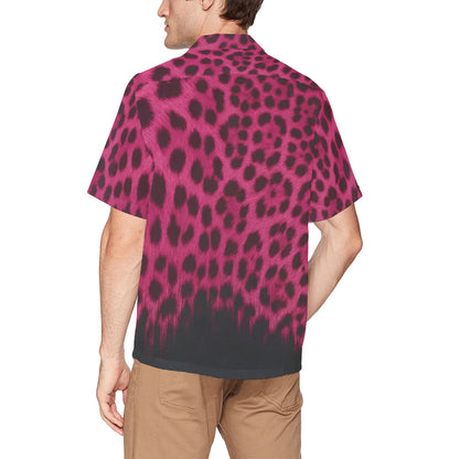 Men's Hawaiian Shirt With Chest Pocket