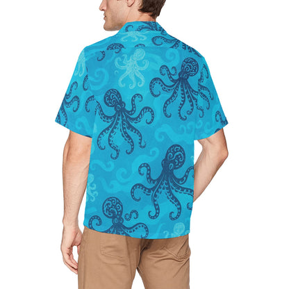 Men's Hawaiian Shirt With Chest Pocket