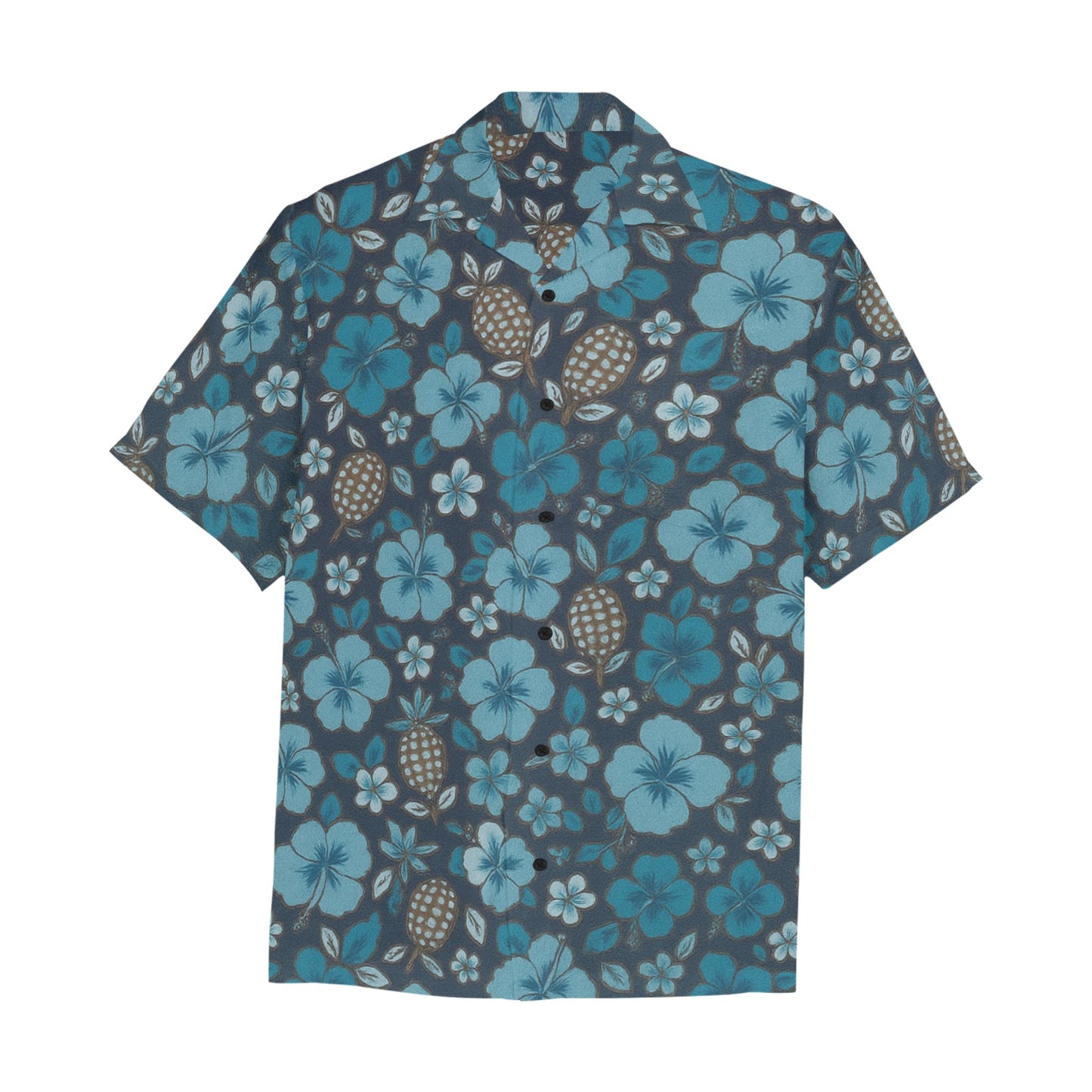 Men's Hawaiian Shirt With Chest Pocket