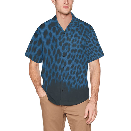 Men's Hawaiian Shirt With Chest Pocket