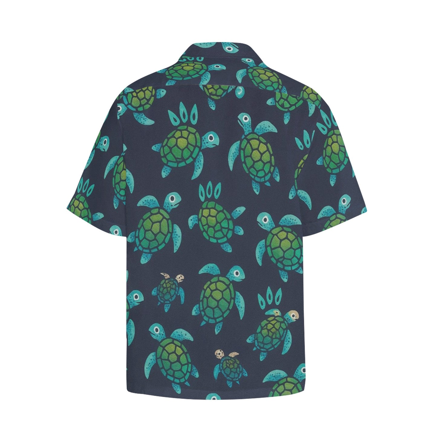Men's Hawaiian Shirt With Chest Pocket