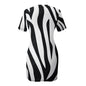 Crew Neck Short Sleeve Dress