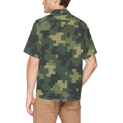 Men's Hawaiian Shirt With Chest Pocket