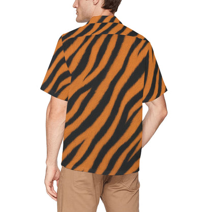 Men's Hawaiian Shirt With Chest Pocket