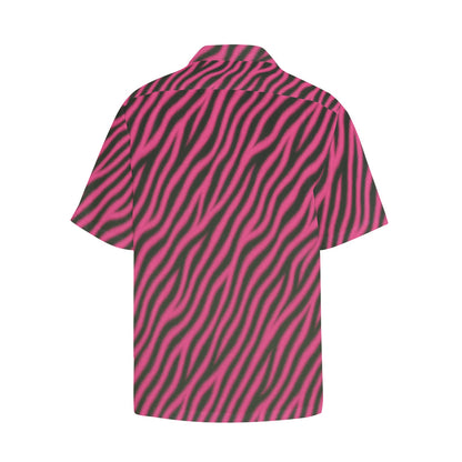 Men's Hawaiian Shirt With Chest Pocket