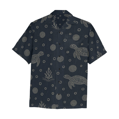 Men's Hawaiian Shirt With Chest Pocket