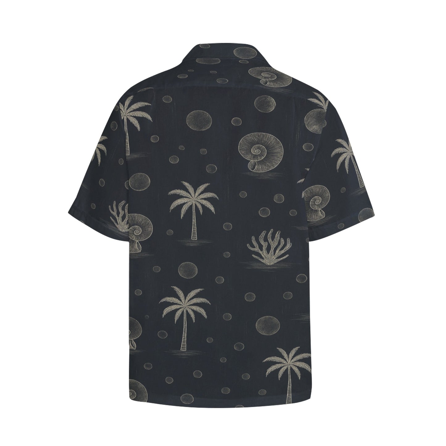 Men's Hawaiian Shirt With Chest Pocket