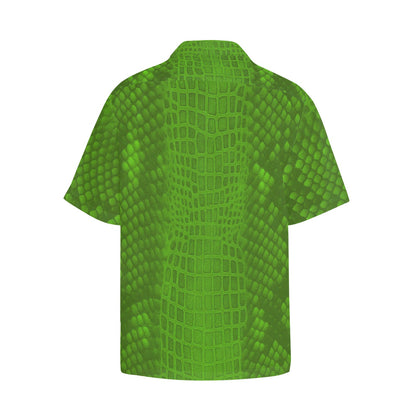 Men's Hawaiian Shirt With Chest Pocket