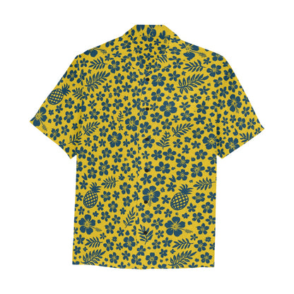 Men's Hawaiian Shirt With Chest Pocket