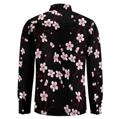 Casual One Pocket Long Sleeve Shirt