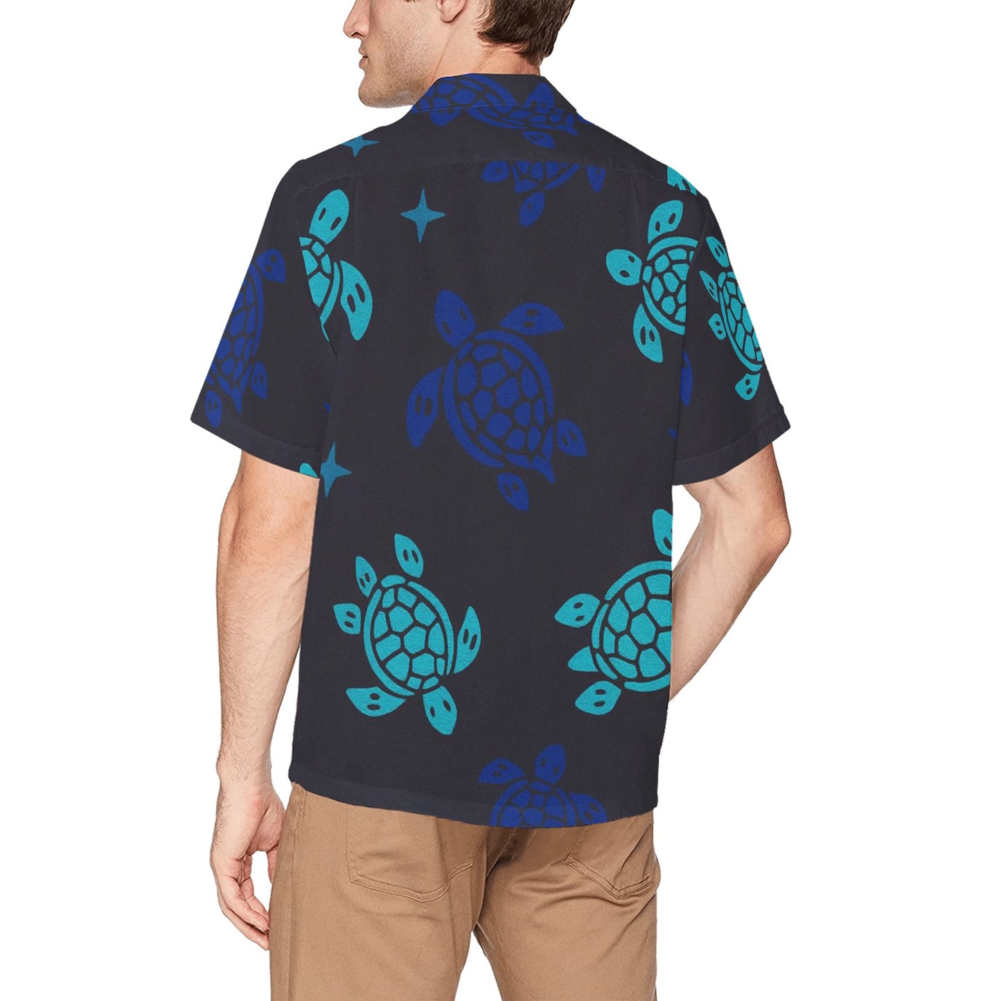 Men's Hawaiian Shirt With Chest Pocket