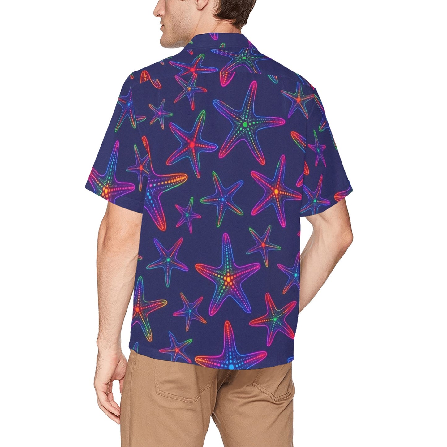 Men's Hawaiian Shirt With Chest Pocket