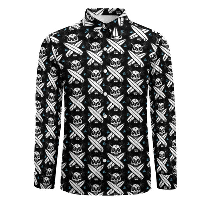 Casual One Pocket Long Sleeve Shirt