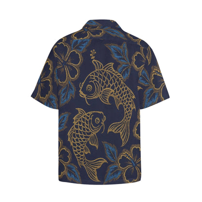 Men's Hawaiian Shirt With Chest Pocket