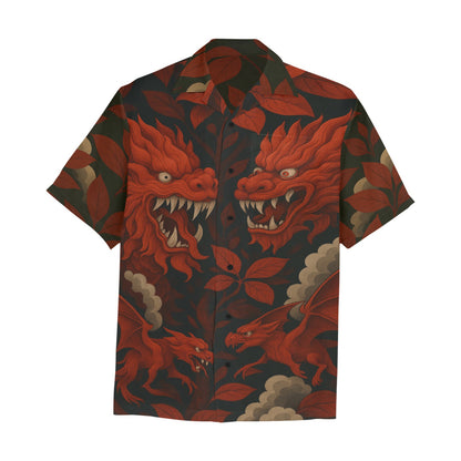 Men's Hawaiian Shirt With Chest Pocket