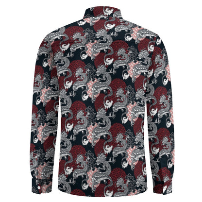 Casual One Pocket Long Sleeve Shirt