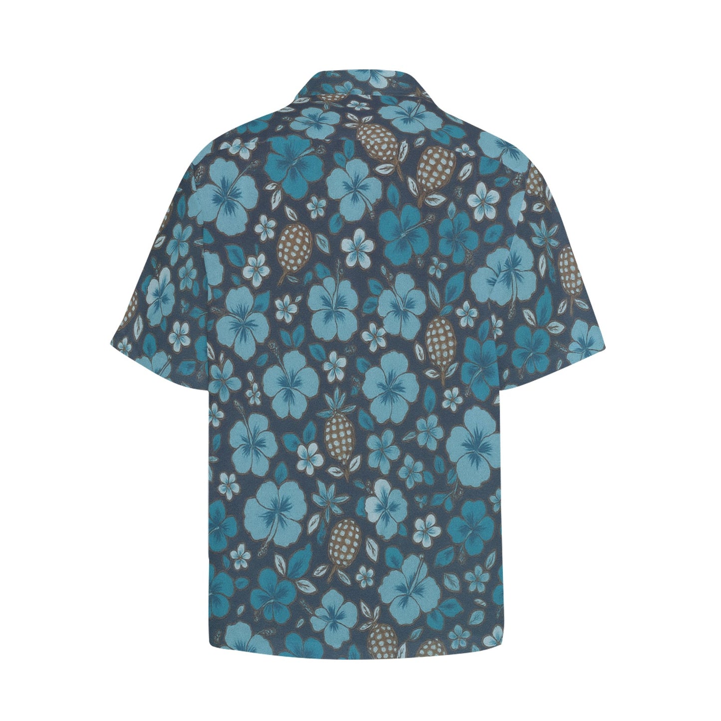 Men's Hawaiian Shirt With Chest Pocket