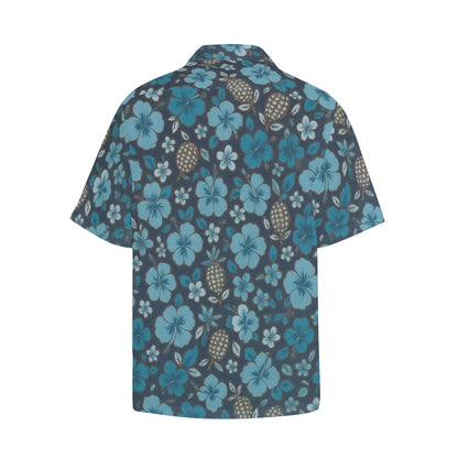Men's Hawaiian Shirt With Chest Pocket
