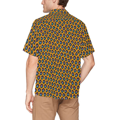 Men's Hawaiian Shirt With Chest Pocket