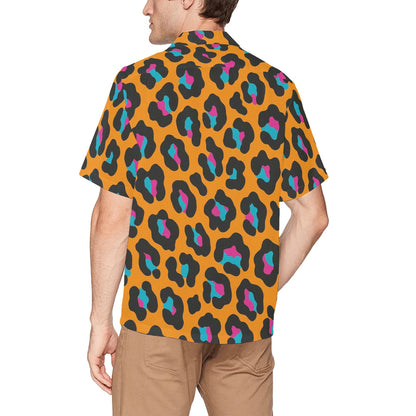 Men's Hawaiian Shirt With Chest Pocket