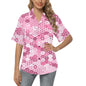 Print Hawaiian Shirt for Women