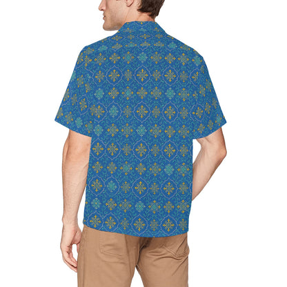 Men's Hawaiian Shirt With Chest Pocket