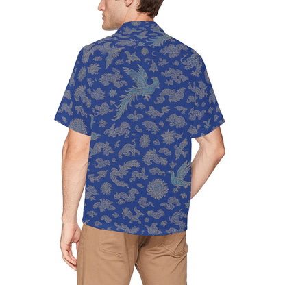 Men's Hawaiian Shirt With Chest Pocket