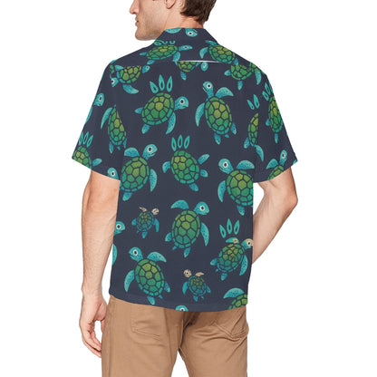 Men's Hawaiian Shirt With Chest Pocket