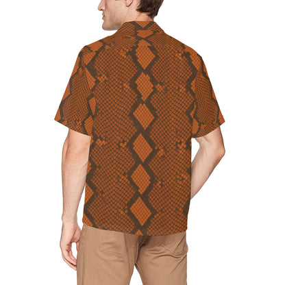 Men's Hawaiian Shirt With Chest Pocket