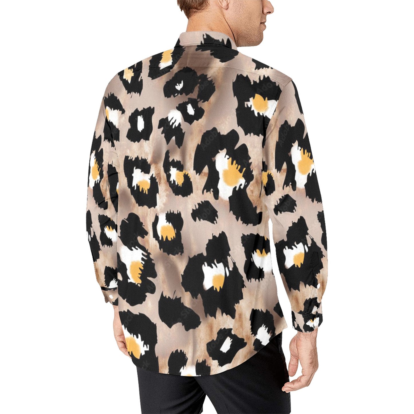 Men's All Over Print Long Sleeve Shirt