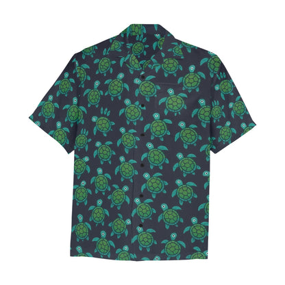 Men's Hawaiian Shirt With Chest Pocket