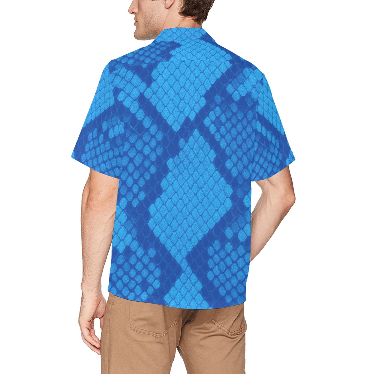 Men's Hawaiian Shirt With Chest Pocket