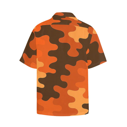 Men's Hawaiian Shirt With Chest Pocket