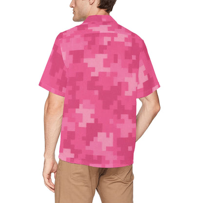 Men's Hawaiian Shirt With Chest Pocket