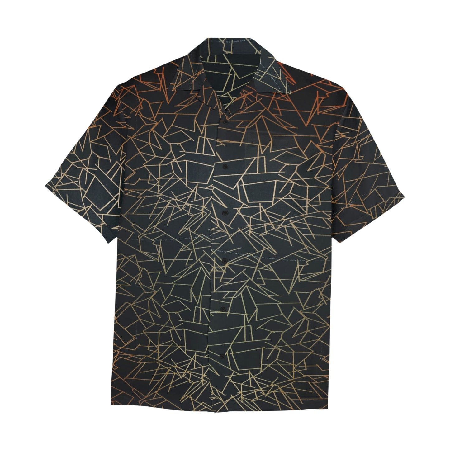 Men's Hawaiian Shirt With Chest Pocket