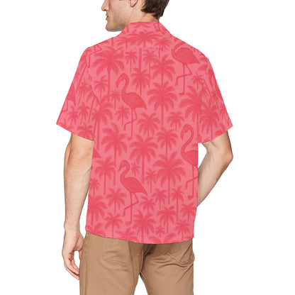 Men's Hawaiian Shirt With Chest Pocket