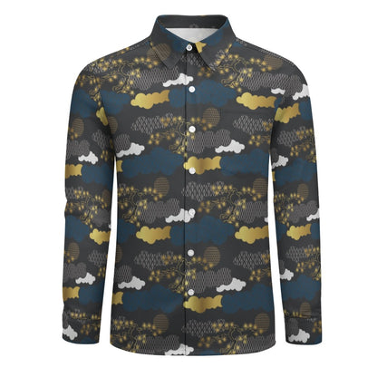 Casual One Pocket Long Sleeve Shirt