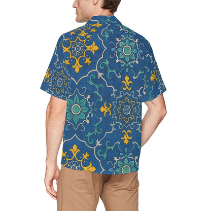 Men's Hawaiian Shirt With Chest Pocket