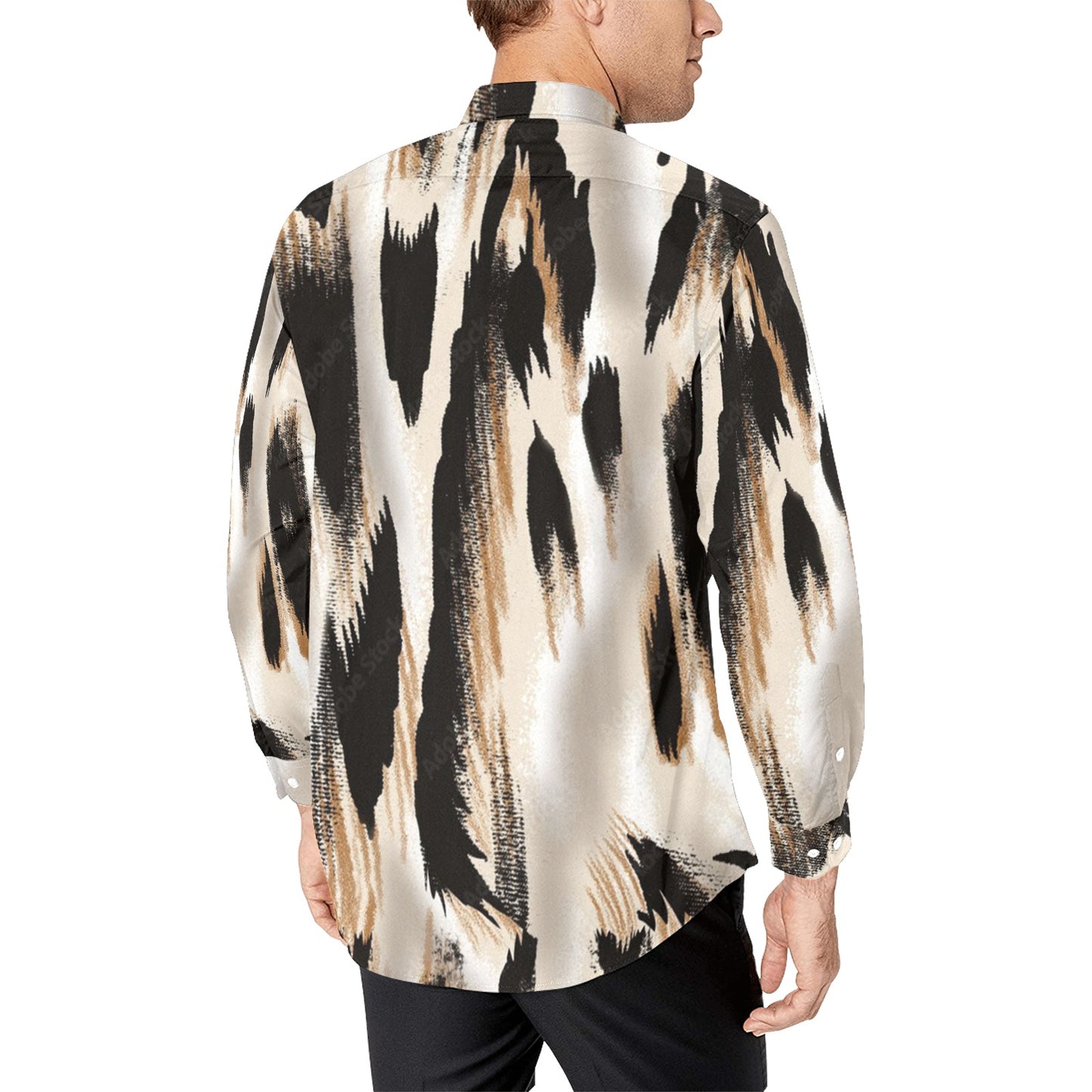 Men's All Over Print Long Sleeve Shirt