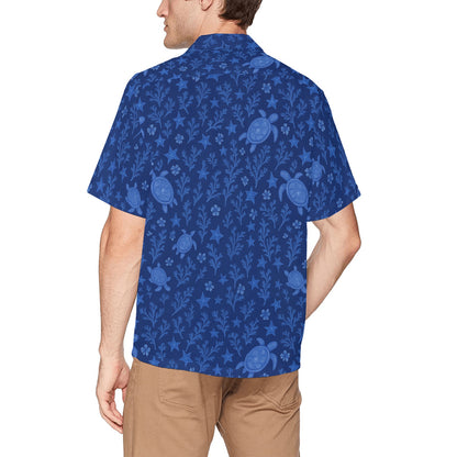 Men's Hawaiian Shirt With Chest Pocket