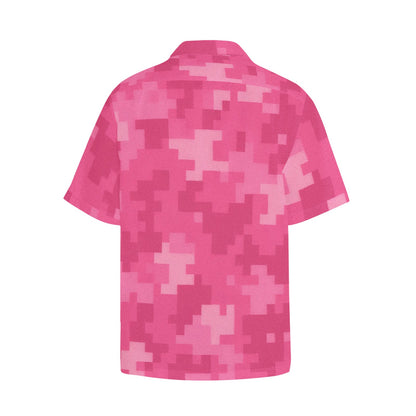 Men's Hawaiian Shirt With Chest Pocket