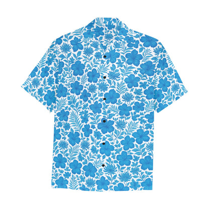 Men's Hawaiian Shirt With Chest Pocket