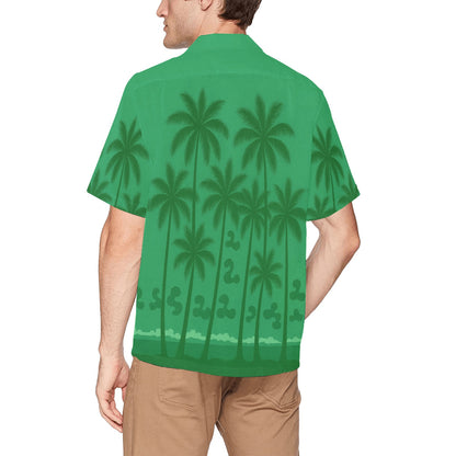 Men's Hawaiian Shirt With Chest Pocket