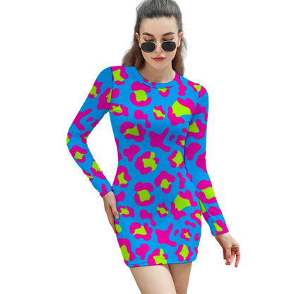 Women's Elegant Long Sleeve Skinny Dress