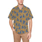 Men'sn Hawaiian Shirt With Chest Pocket