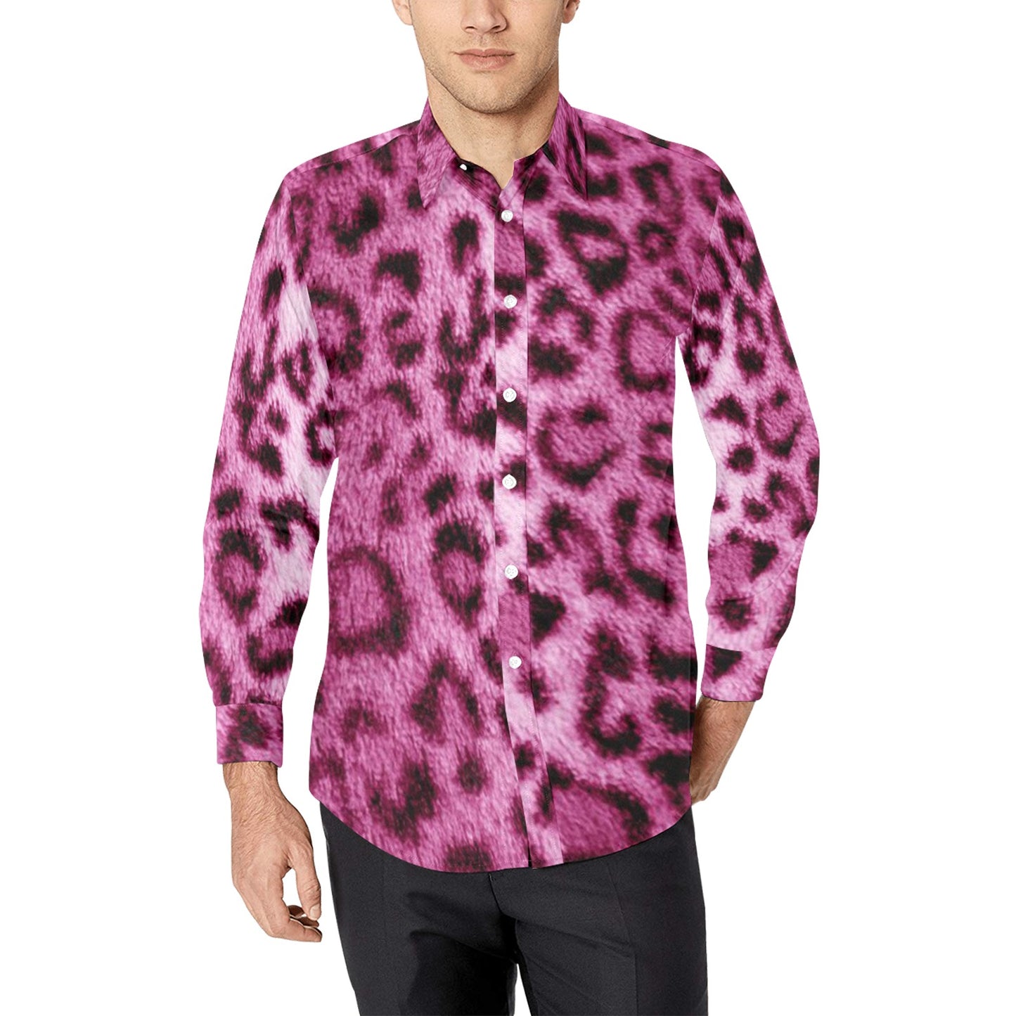 Men's All Over Print Long Sleeve Shirt