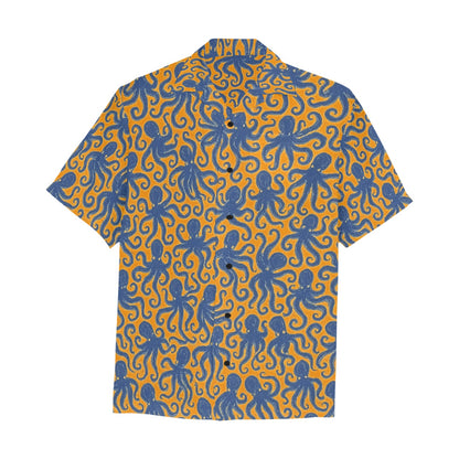 Men'sn Hawaiian Shirt With Chest Pocket