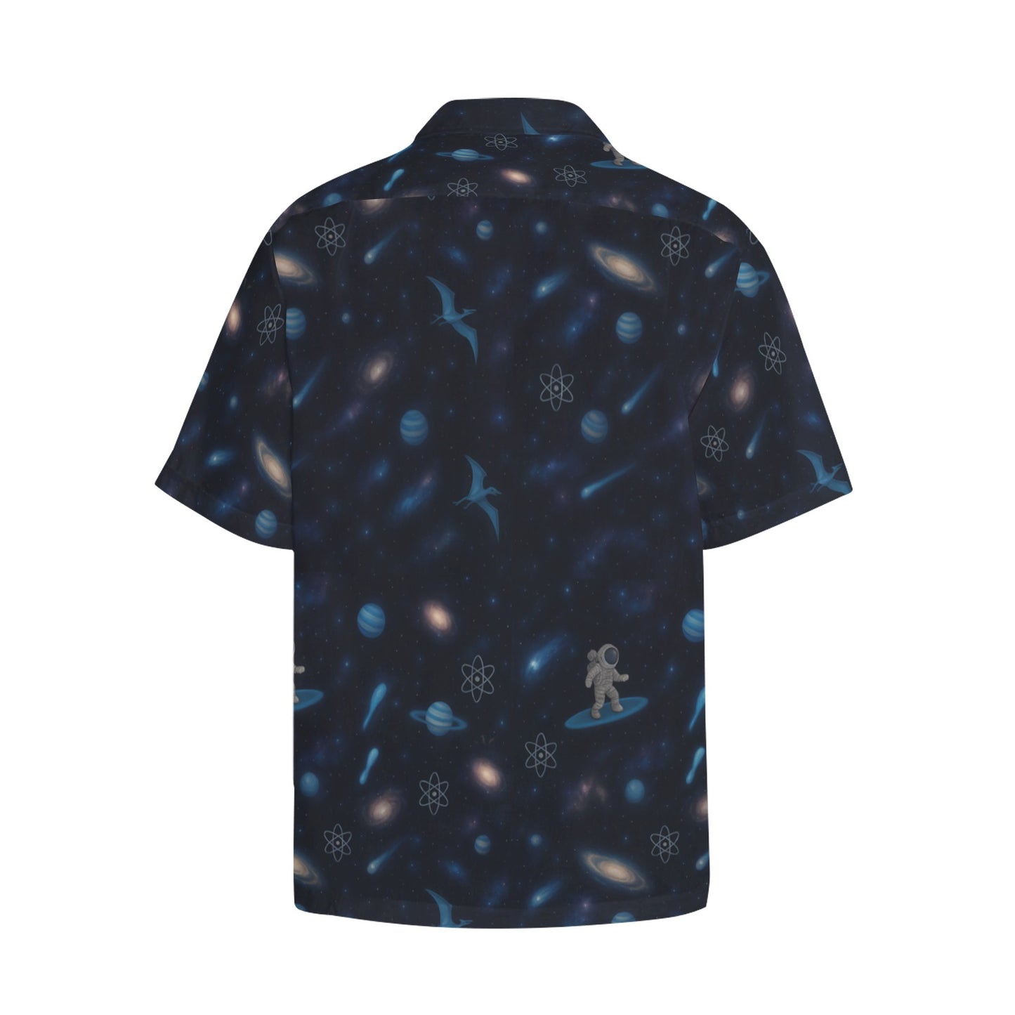 Men's Hawaiian Shirt With Chest Pocket